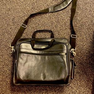 Leather briefcase/ laptop bag